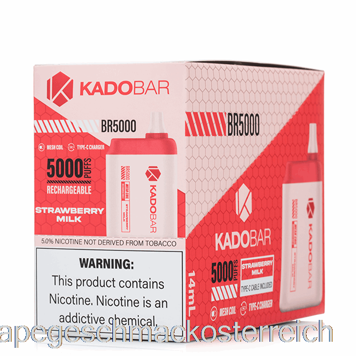 [5er-Pack] Kado Bar BR5000 Einweg-Vape-Geschmack